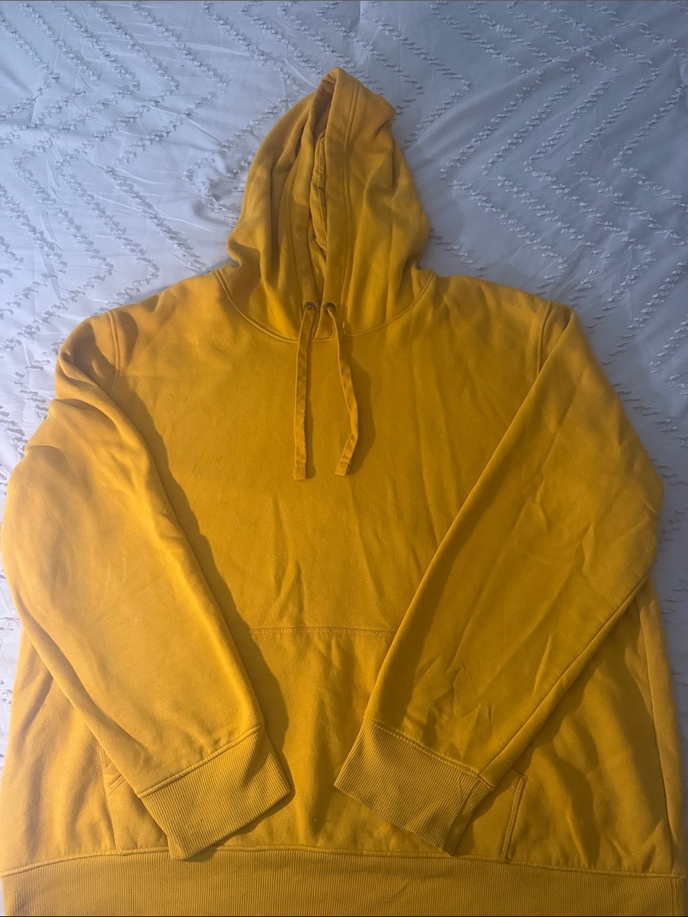 Goodfellow & Co Mustard Yellow Pullover Hoodie